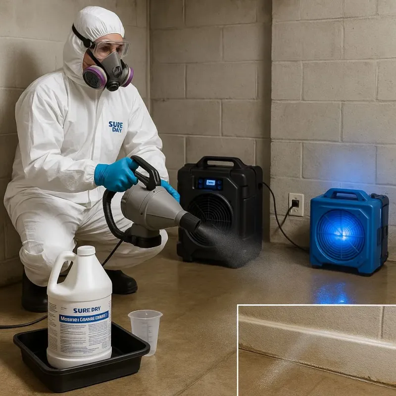 Sanitization and Odor Removal process in Gunter, TX