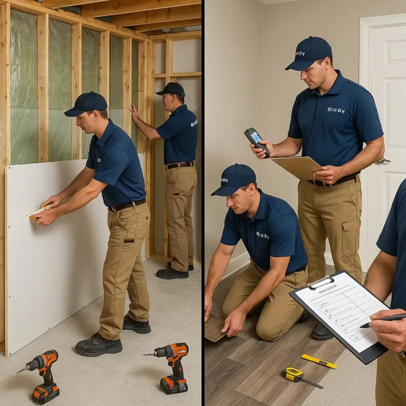 Repairs and Reconstruction process in Gunter, TX