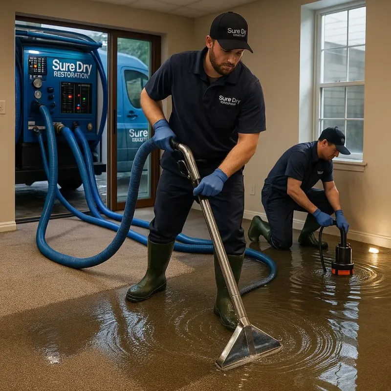 Water Extraction and Removal process in Gunter, TX
